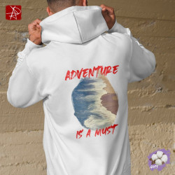 Adventure Is A Must Organic Cotton Hoodie